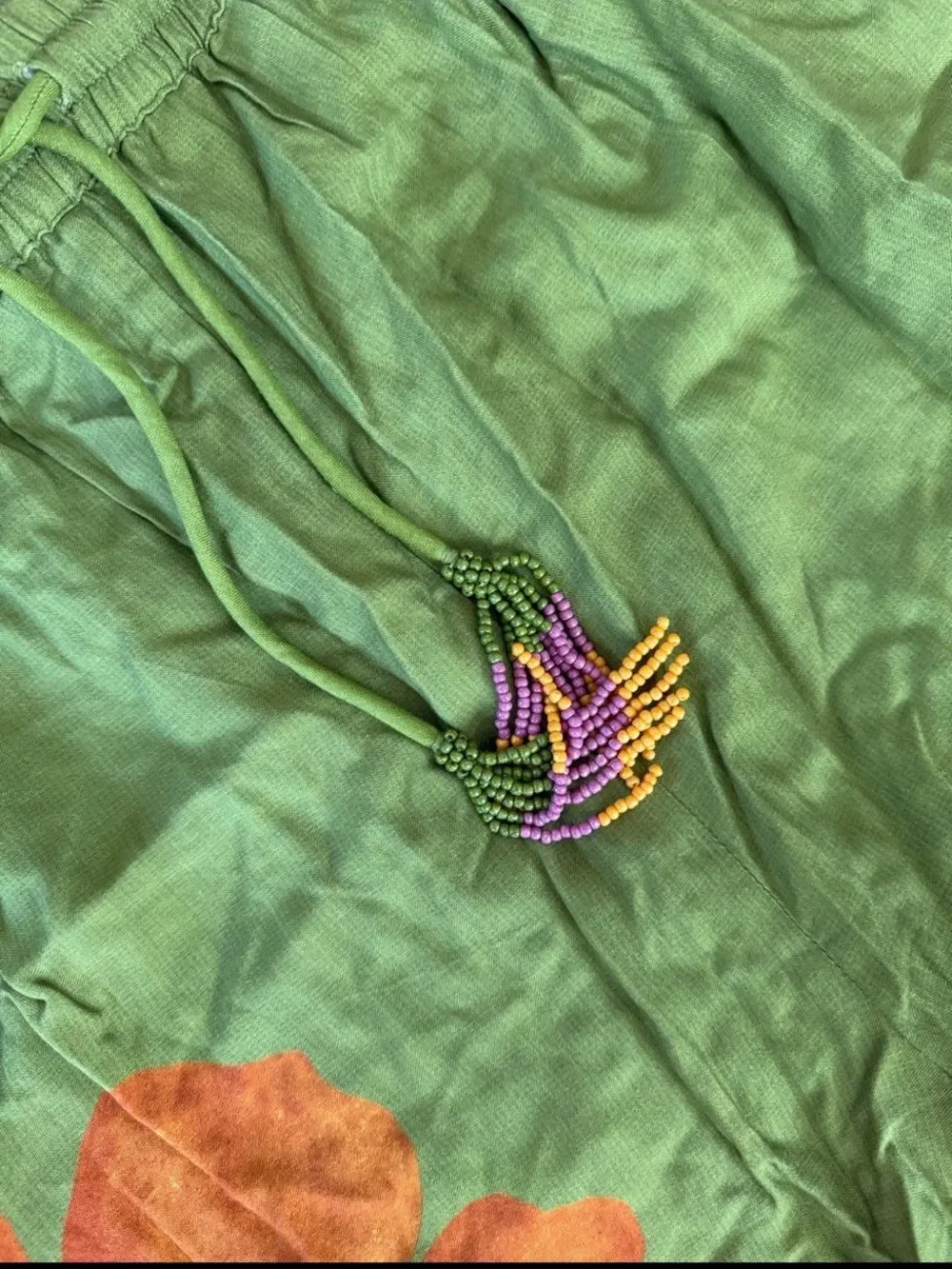 New Farm Rio x Anthropologie Placed Floral Pull-On Pants Size XL